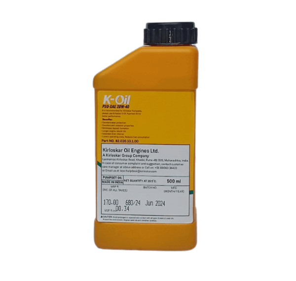 Pump Set Oil 0.5L (K-Oil PSO-SAE 20W-40) - PSO - Image 2